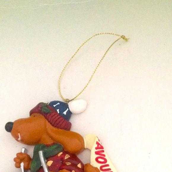 Favorite Pet Sleigh Dog Christmas Ornament Polystone Resin - Picture 10 of 11